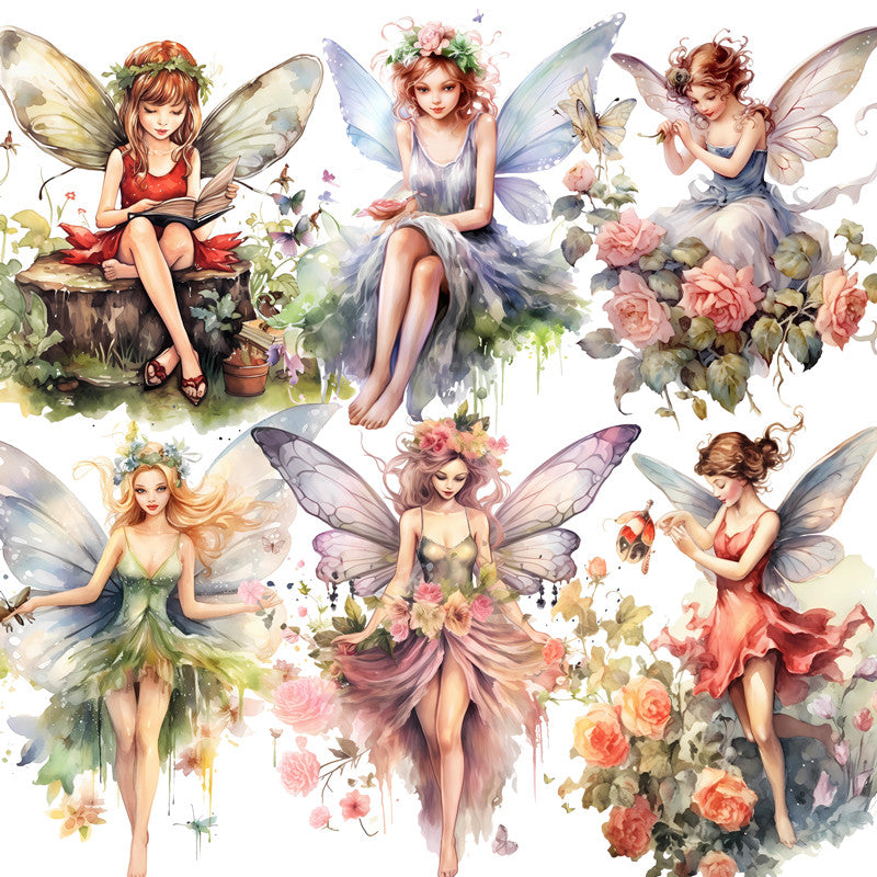 flower fairy sticker book