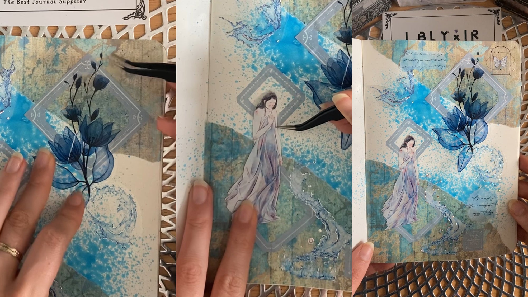 ASMR Creative Journal | Blue Theme | LBLYXIR
