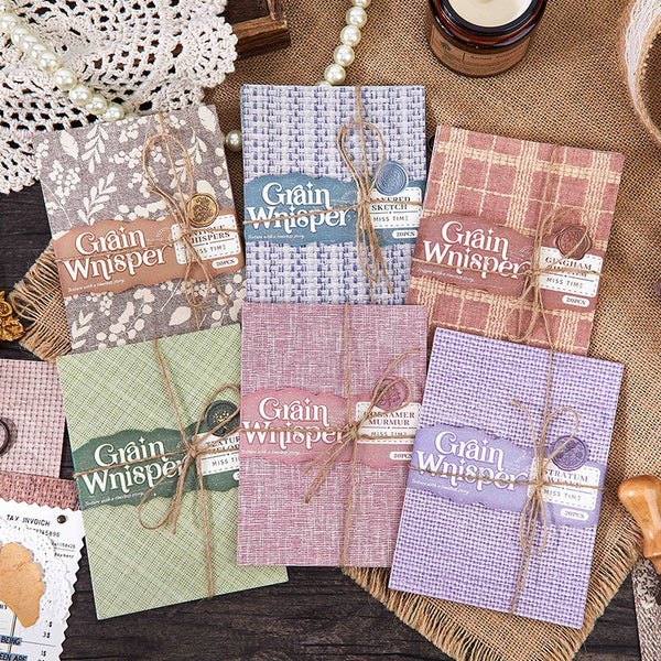 20PCS Weaving Language Series material paper