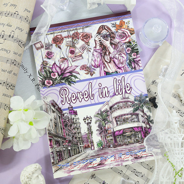 20PCS Revel in life Sticker Book