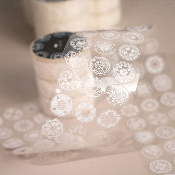 4.5cm*35cm Lace circle Die Cutting PET/Flash PET Tape