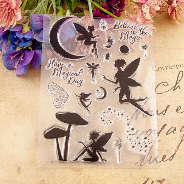 Clear silicone stamp