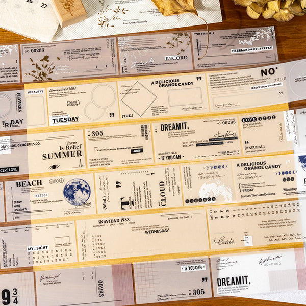 Light Drawing on Paper Series PET Tape