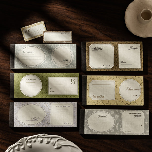 30PCS Flowers know the answer series note paper