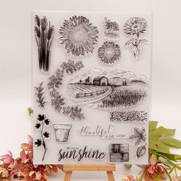 Clear silicone stamp