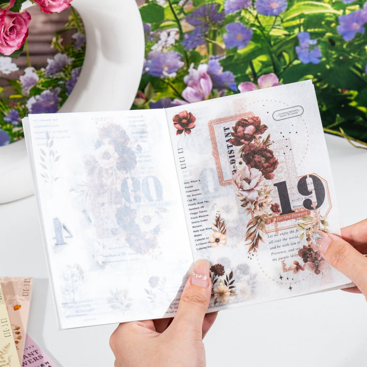 Flower Sticker Book 20PCS Brilliant flowers series sticker book – LBLYXIR