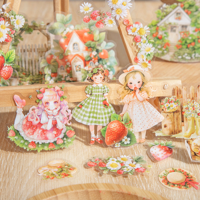 15PCS Ripe strawberry series sticker – LBLYXIR