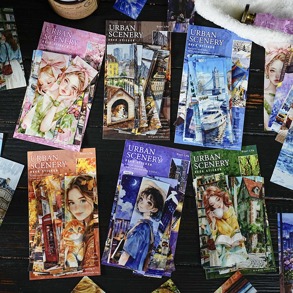 25PCS City of Splendor series sticker