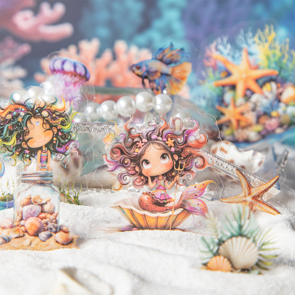 40PCS The silent sea series sticker