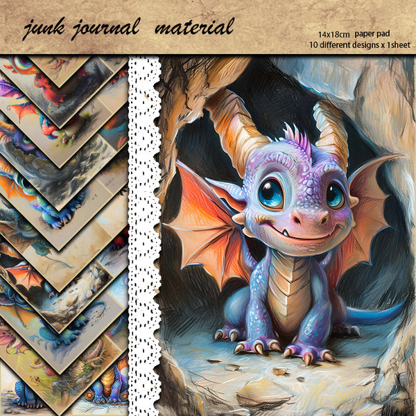 10PCS Monster elf material paper