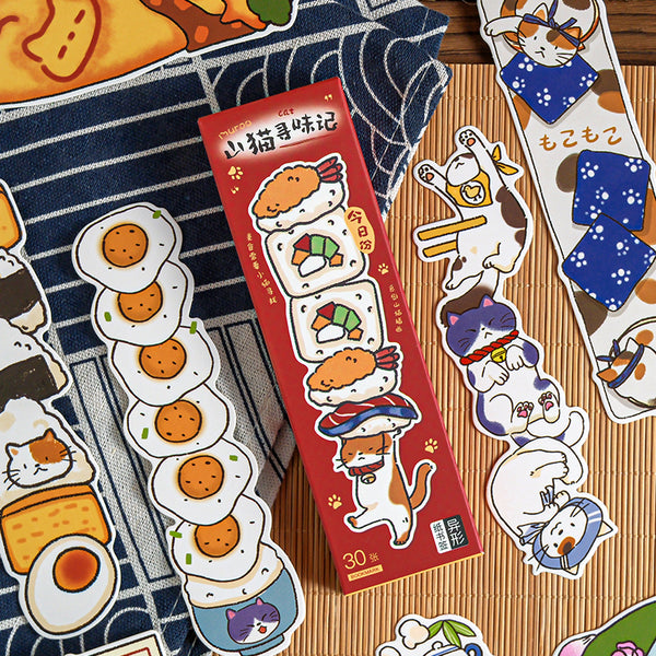 30PCS The Mountain Cat's Taste Quest Series Bookmark