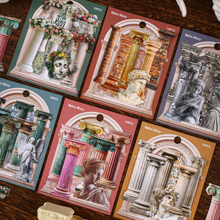 Roman column series sticker – LBLYXIR