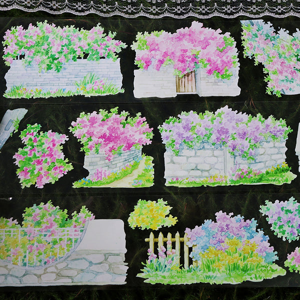 7cm*80cm Flower Wall PET Tape