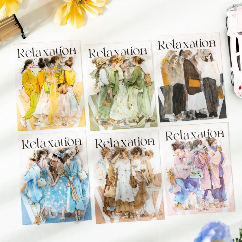20PCS Relaxation series sticker – LBLYXIR