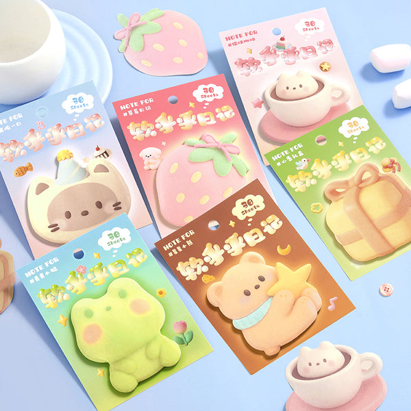 30PCS Soft Diary Series note paper