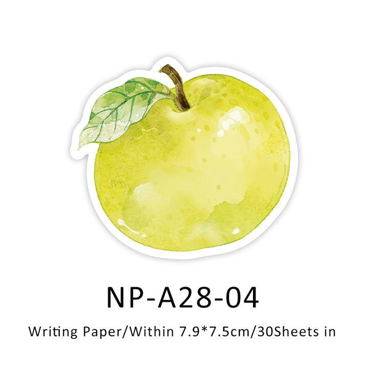 Fruit Note Pa 30Sheets Fruit Store Series note paper – LBLYXIR