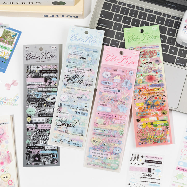 Color Notes Series sticker – LBLYXIR
