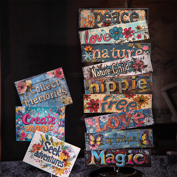 100PCS The Fragments of Words series sticker