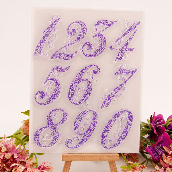 Clear silicone stamp