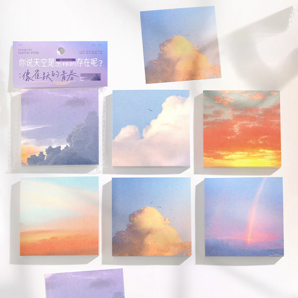 100PCS Everyday scenes series note paper