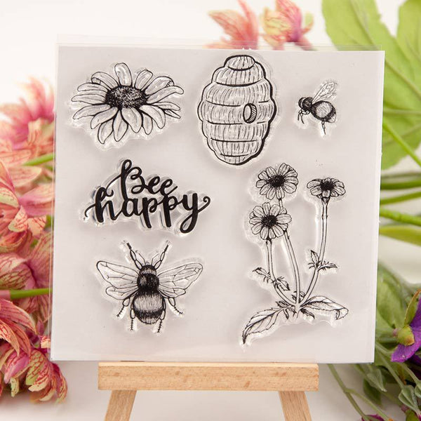 Clear silicone stamp