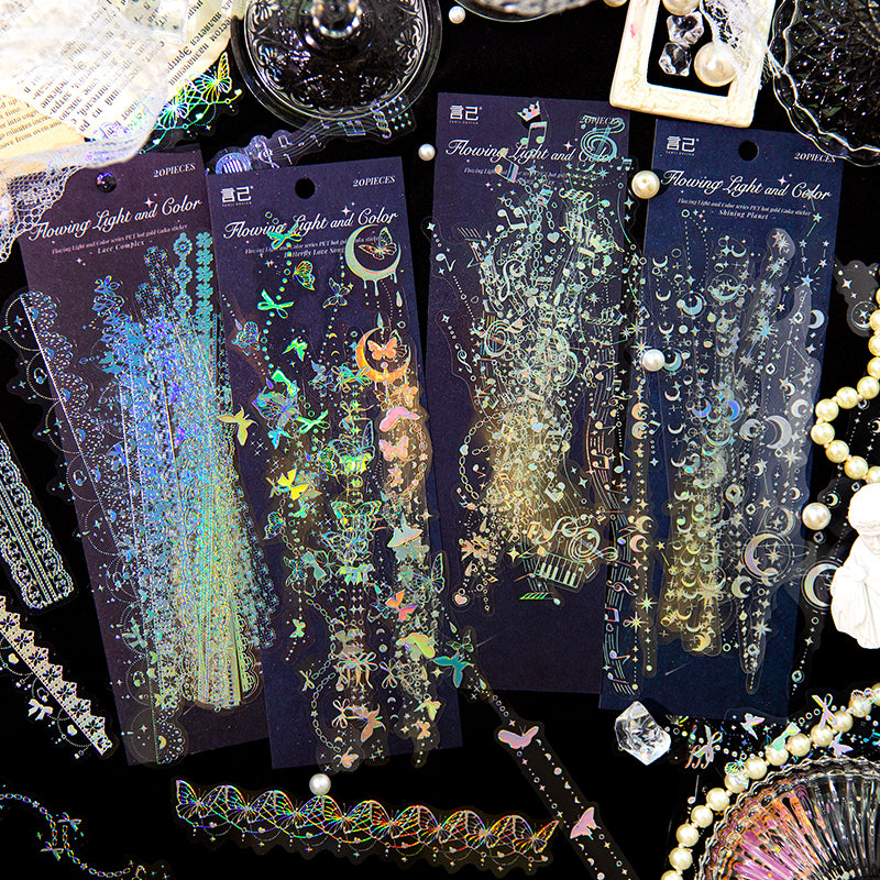 20PCS Streamer colorful series sticker – LBLYXIR