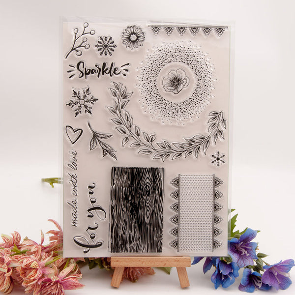 Clear silicone stamp