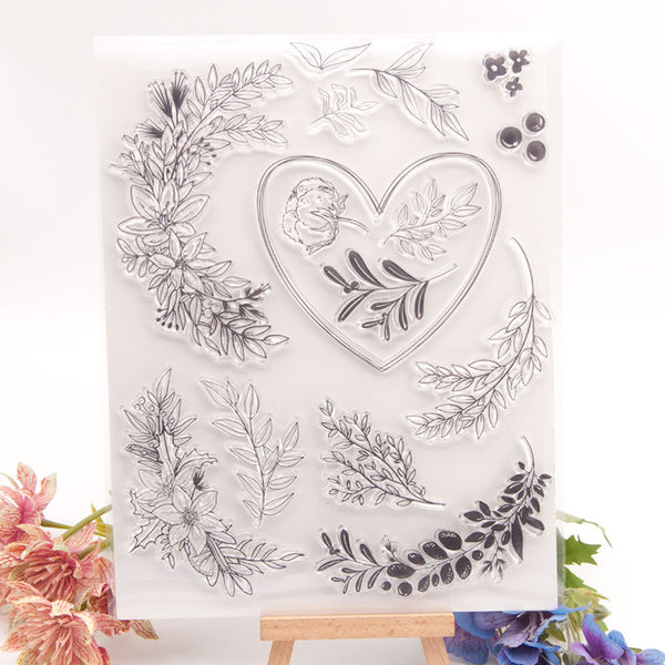 Clear silicone stamp