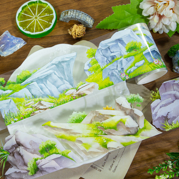 The top of the cliff PET Tape