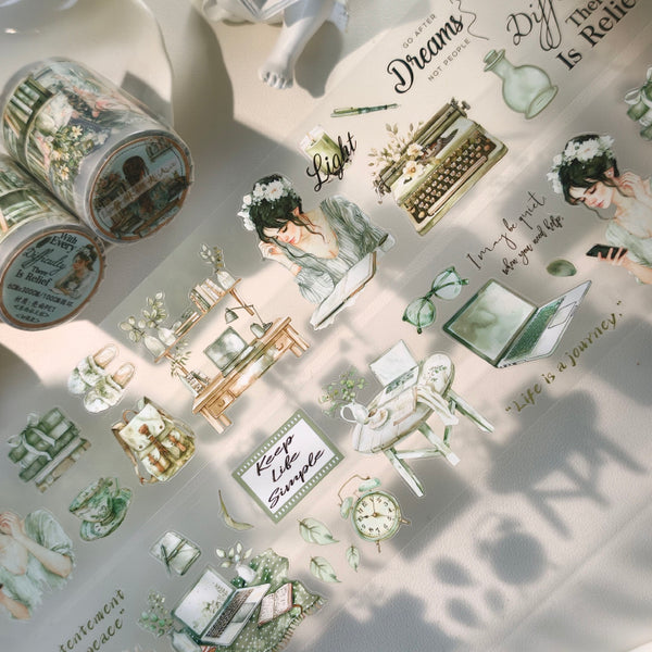 Whole Roll 6cm*3m Mrs. Sherina Die Cutting PET Tape