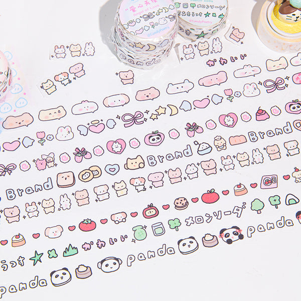 Small animal meeting series Washi Tape