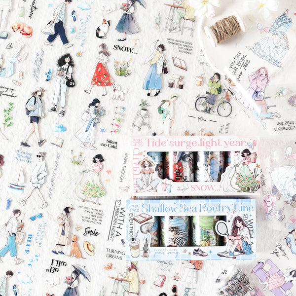 Micro salt Memories Series Die Cutting PET Tape Set