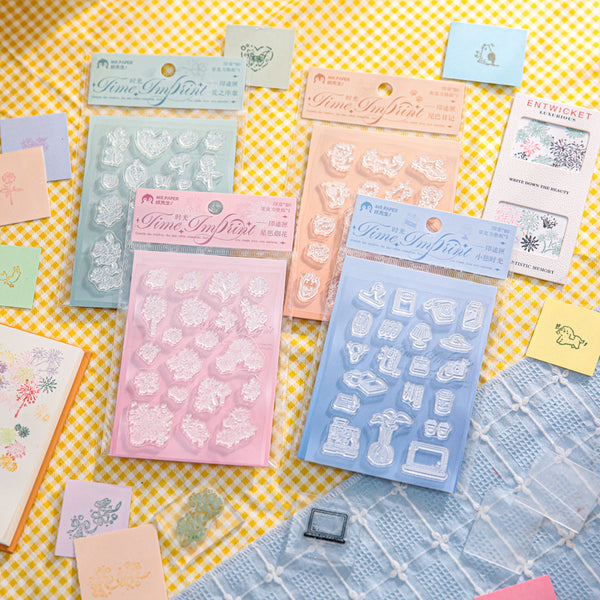 Time Imprint Box Series PVC Stamp