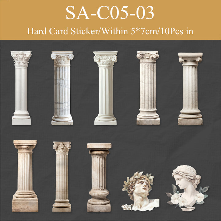 Roman column series sticker – LBLYXIR