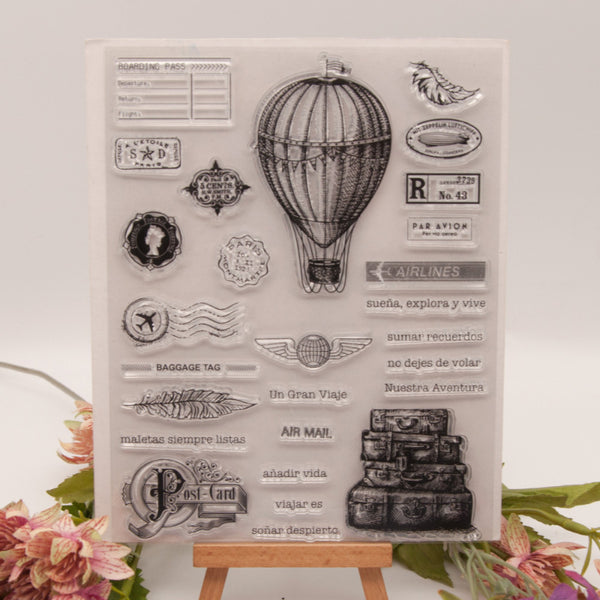 Clear silicone stamp