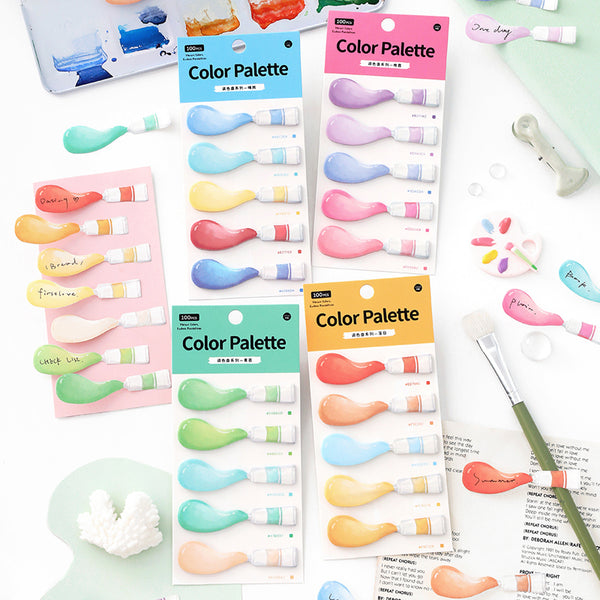 100PCS Palette Series note paper