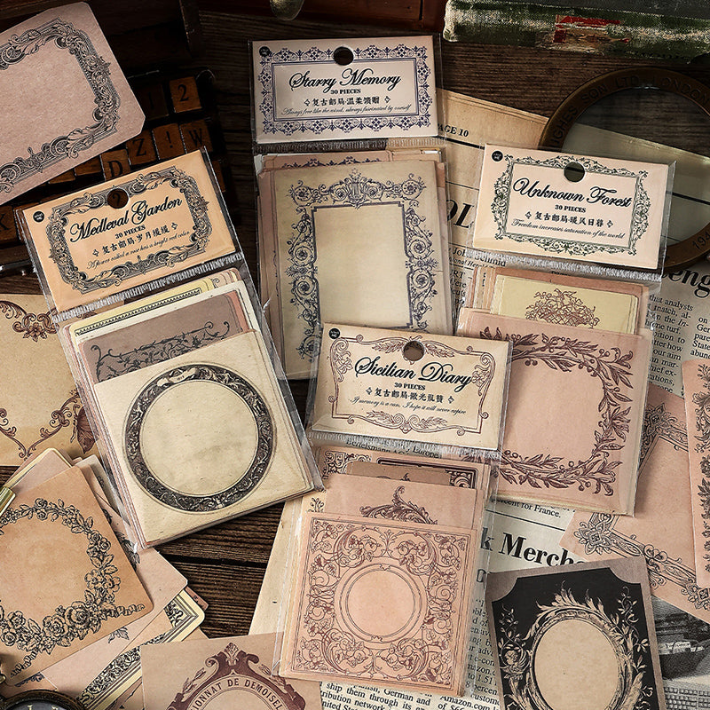 File Note Post Office 30PCS Vintage Post Office Series note paper – LBLYXIR