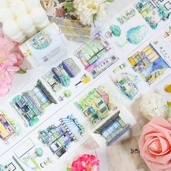 Summer Shop Die Cutting Washi Tape