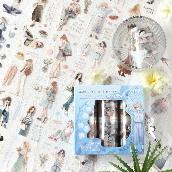 Flower Festival Series Die Cutting PET Tape Set