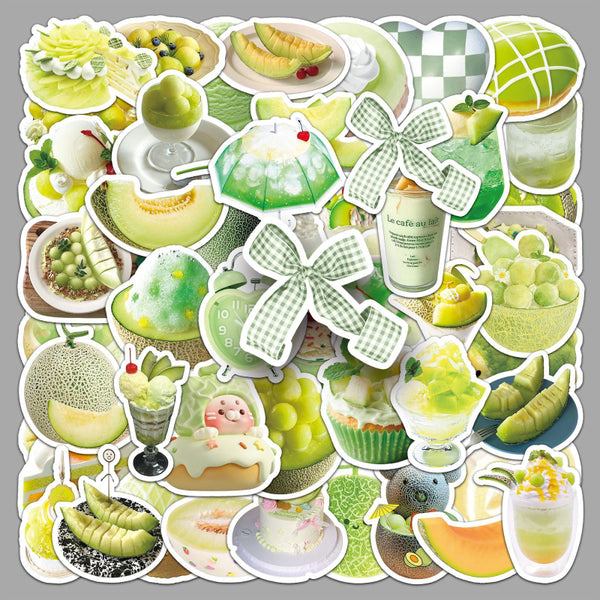 50PCS Hami melon Sticker