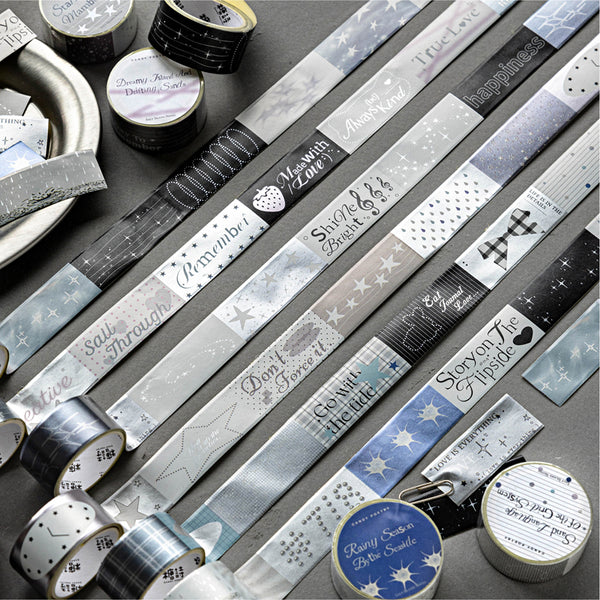 Salt Island Notes Series Frosted Silver Tape