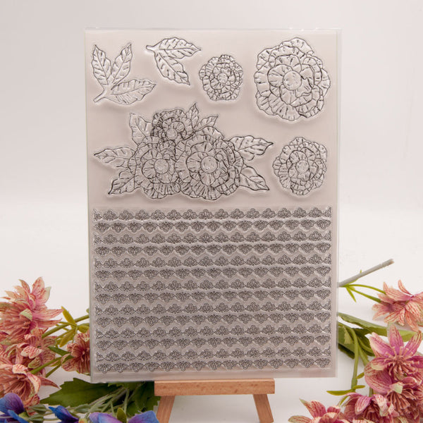 Clear silicone stamp