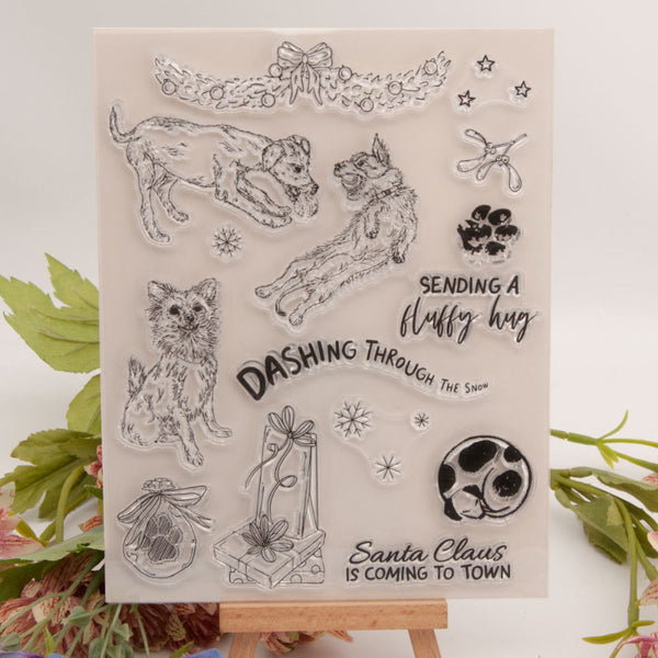 Clear silicone stamp