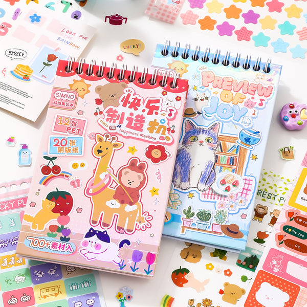 32PCS Cute collection series sticker book