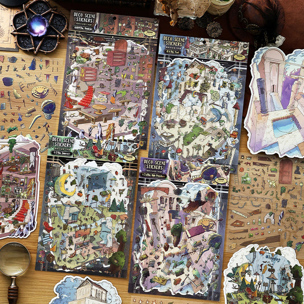 My cottage series 3D Sticker