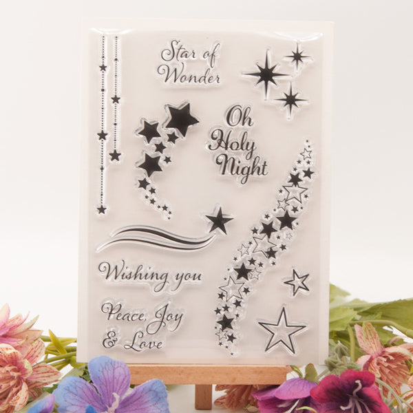 Clear silicone stamp