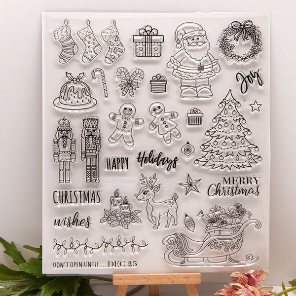 Clear silicone stamp