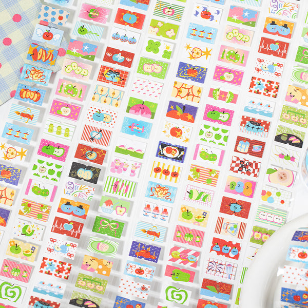 Apple Fantasy Series Die Cutting Flash Coated Paper Tape