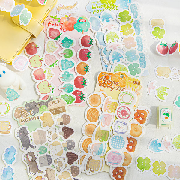 40PCS Life Connect Series note paper