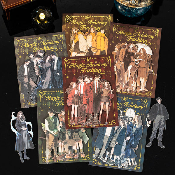15PCS Magic Academy Fashion series sticker